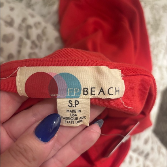 Free People Red Backless Mini Dress - Picture 5 of 5